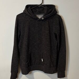 Reflex Cotton Blend Speckled Black Hoodie Sweatshirt
